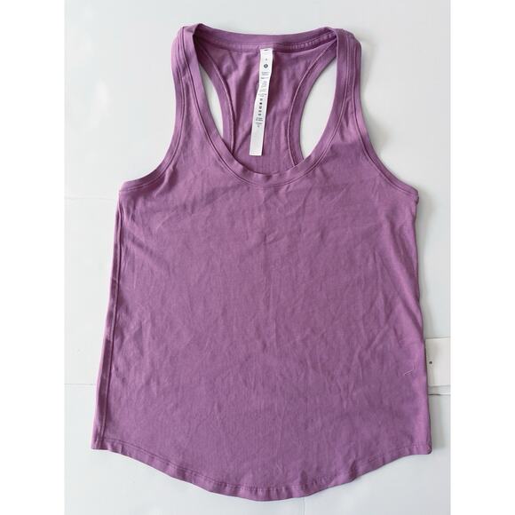 Lululemon Love Tank Top Women 4 Vintage Plum Stretch Athleisure Sport Runner Gym - Picture 3 of 9